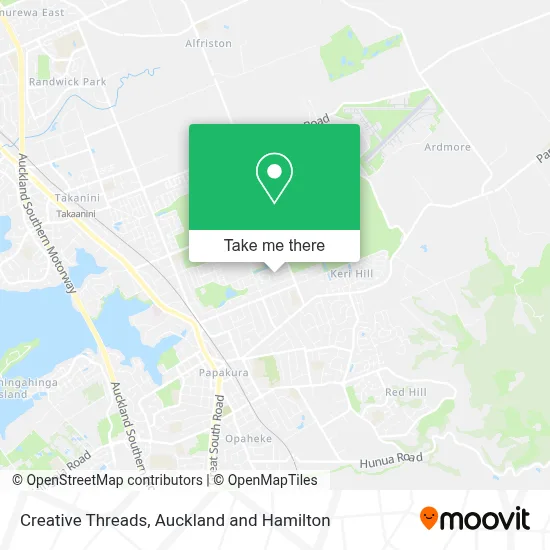 Creative Threads map
