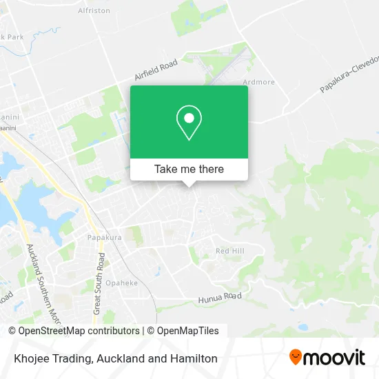 Khojee Trading map