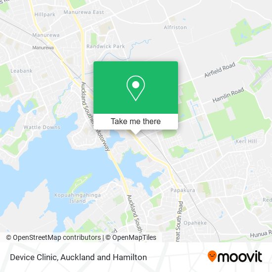 Device Clinic map