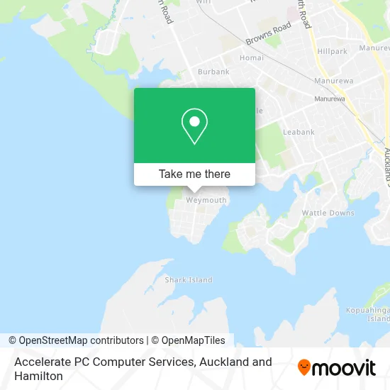 Accelerate PC Computer Services map