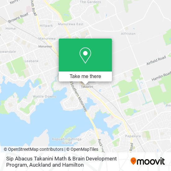 Sip Abacus Takanini Math & Brain Development Program map
