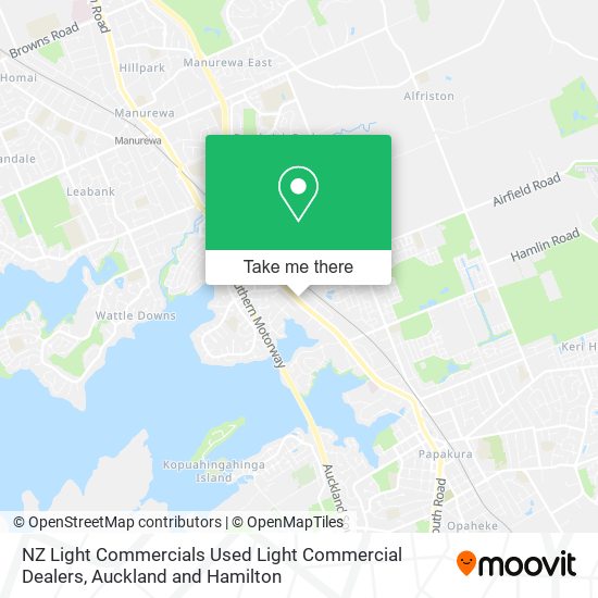 NZ Light Commercials Used Light Commercial Dealers地图