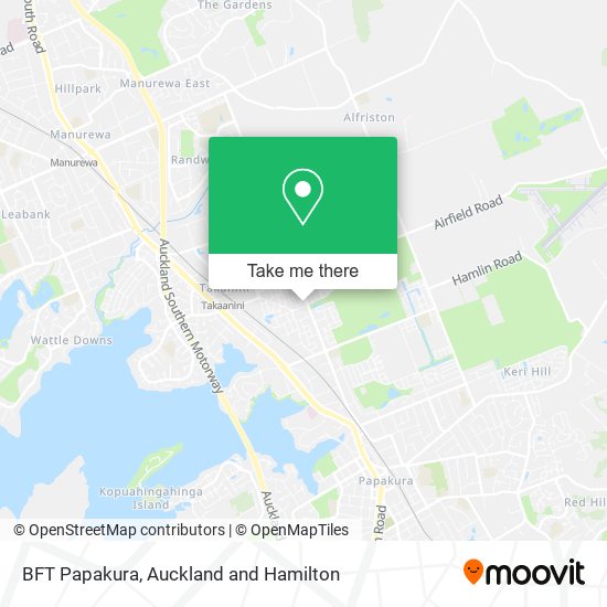 BFT Papakura map