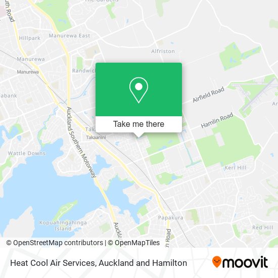Heat Cool Air Services map