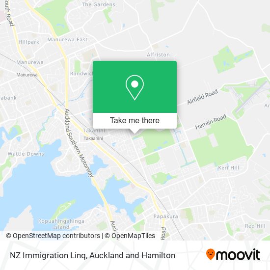 NZ Immigration Linq map