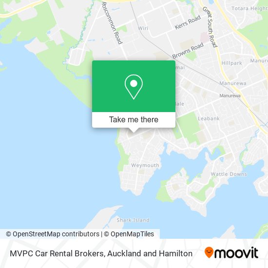 MVPC Car Rental Brokers map