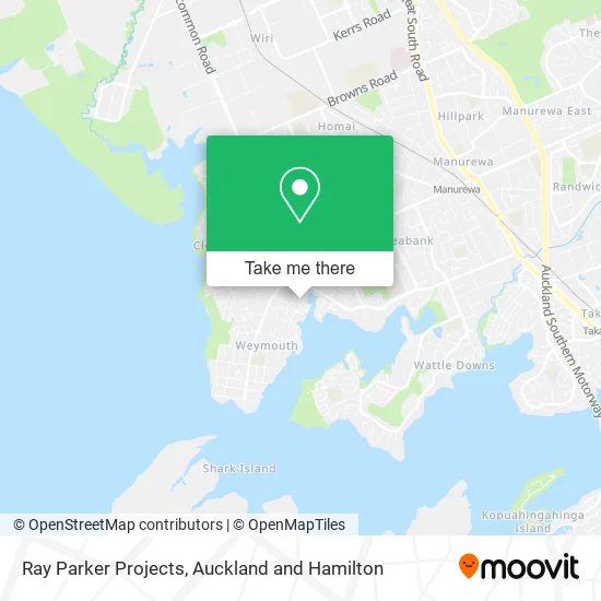 Ray Parker Projects map