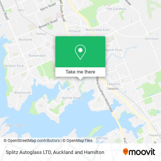 Splitz Autoglass LTD map