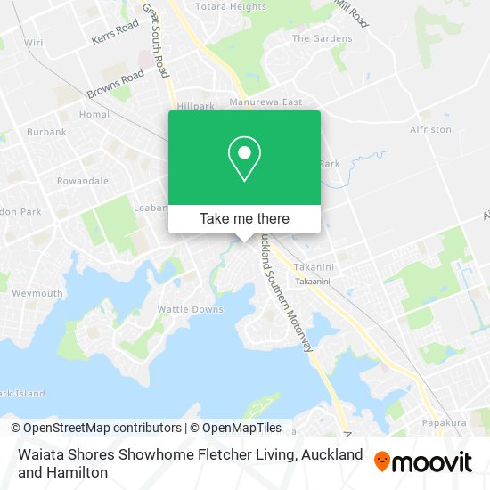 Waiata Shores Showhome Fletcher Living map