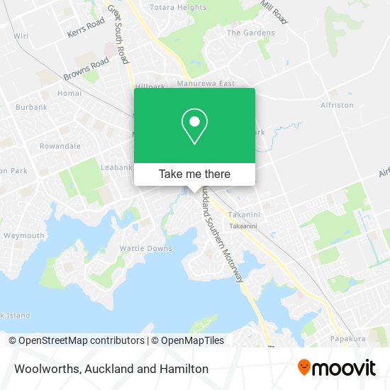 Woolworths map