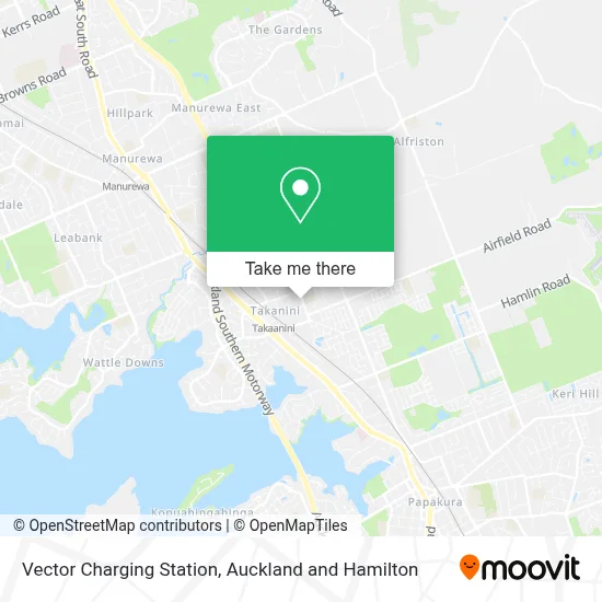 Vector Charging Station map