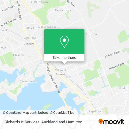 Richards It Services map