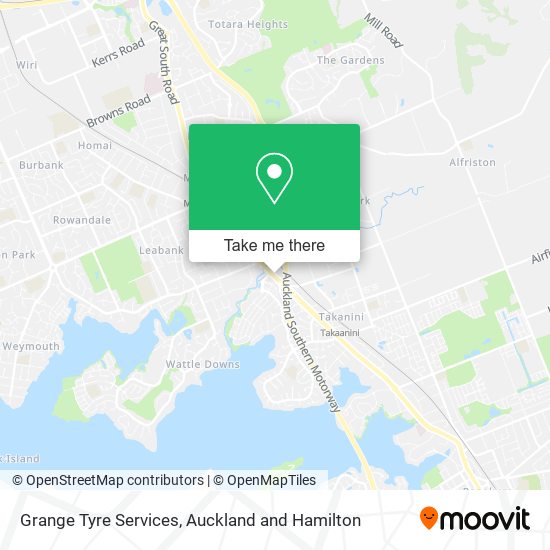 Grange Tyre Services map