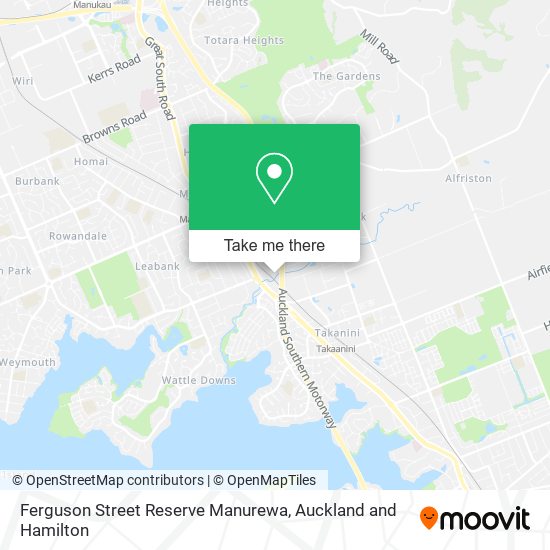 Ferguson Street Reserve Manurewa地图