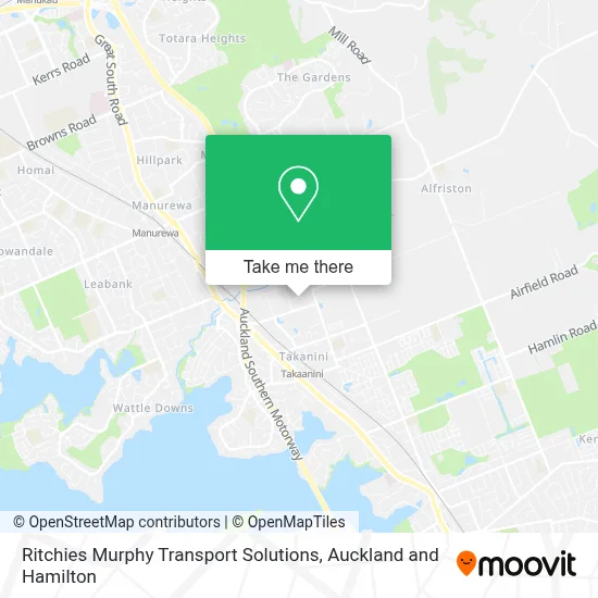Ritchies Murphy Transport Solutions map