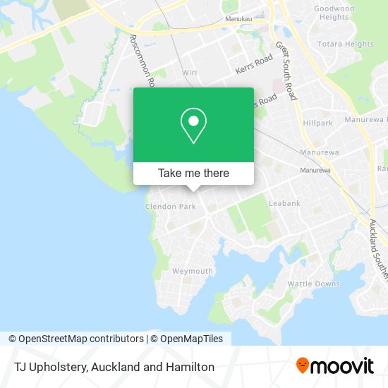 TJ Upholstery map