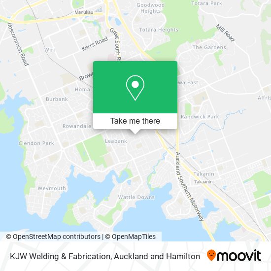 KJW Welding & Fabrication map