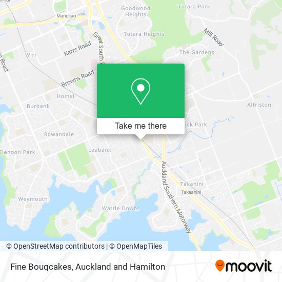 Fine Bouqcakes map