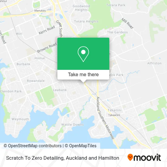 Scratch To Zero Detailing map
