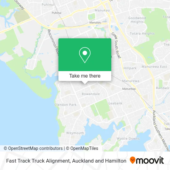 Fast Track Truck Alignment map