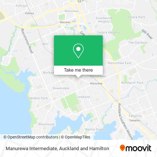 Manurewa Intermediate地图