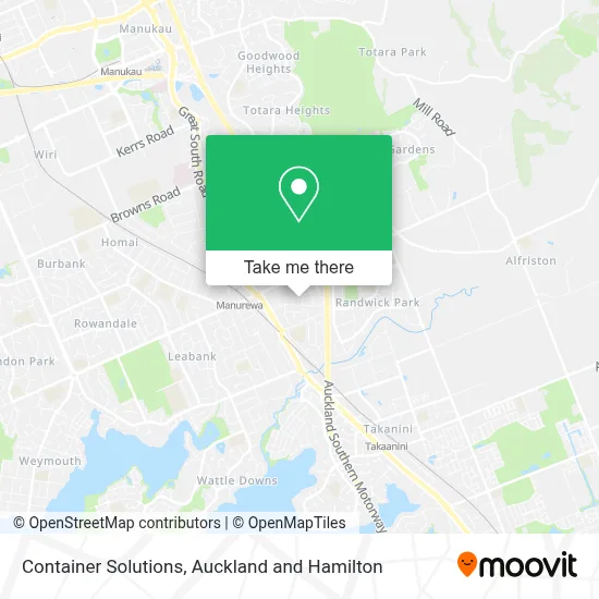 Container Solutions map