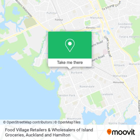 Food Village Retailers & Wholesalers of Island Groceries地图