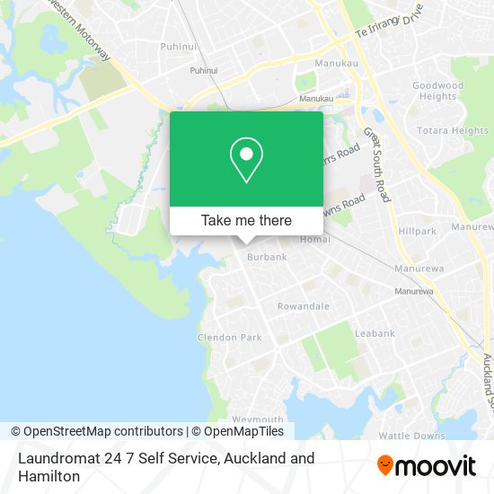 Laundromat 24 7 Self Service map