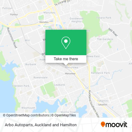 Arbo Autoparts map