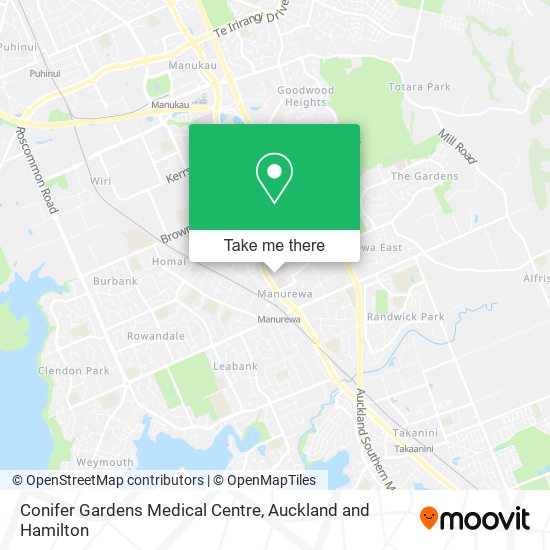 Conifer Gardens Medical Centre地图