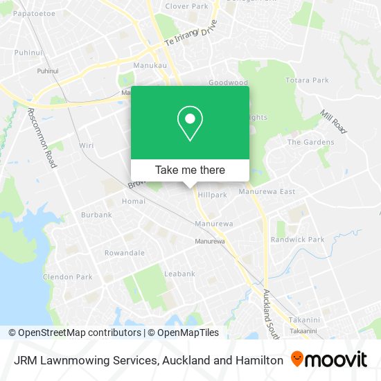 JRM Lawnmowing Services map