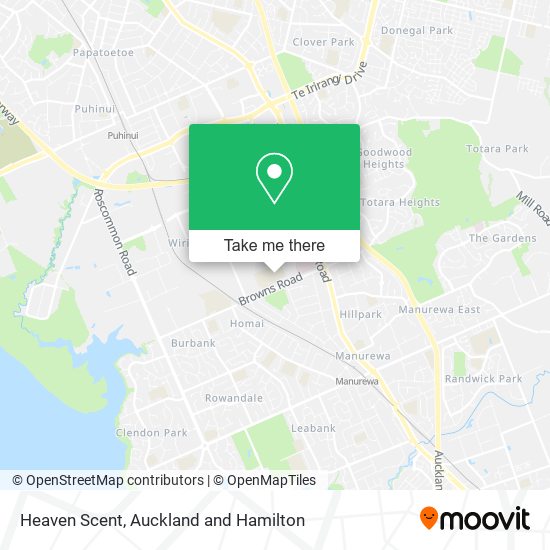 Heaven Scent map