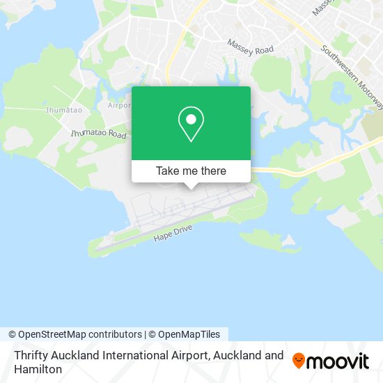 Thrifty Auckland International Airport地图