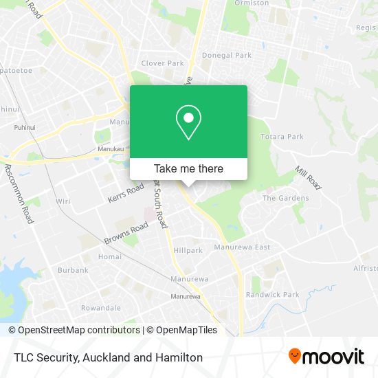 TLC Security map