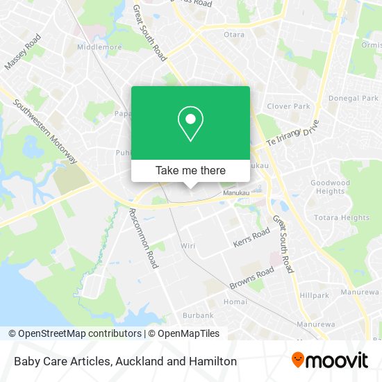 Baby Care Articles map