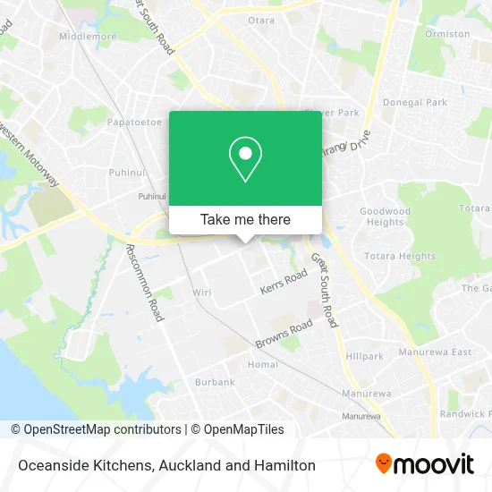 Oceanside Kitchens map