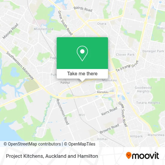 Project Kitchens map