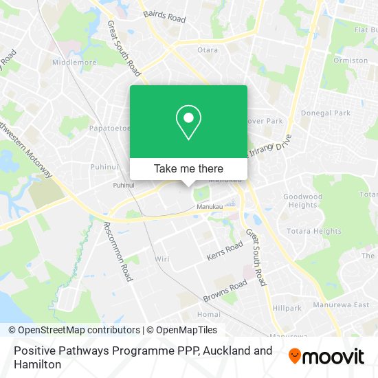 Positive Pathways Programme PPP map