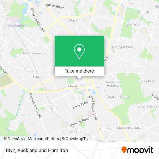 BNZ map