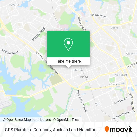 GPS Plumbers Company map