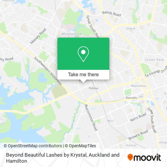 Beyond Beautiful Lashes by Krystal map