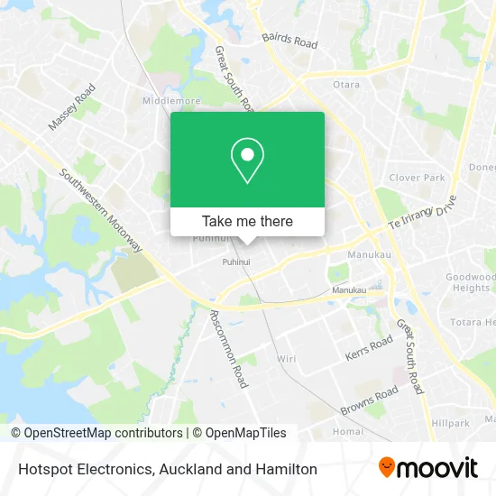 Hotspot Electronics map
