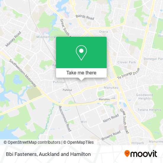Bbi Fasteners map