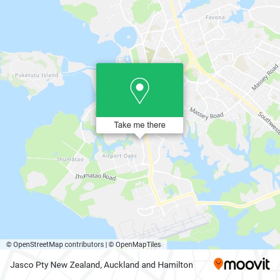 Jasco Pty New Zealand map
