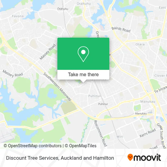 Discount Tree Services map