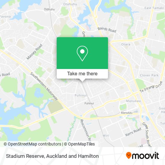 Stadium Reserve map