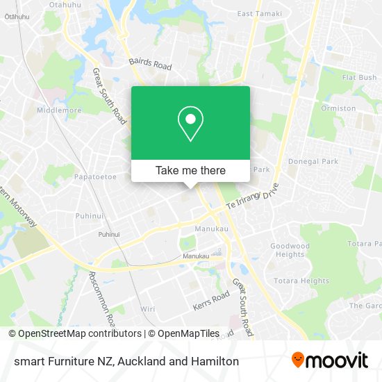 smart Furniture NZ map