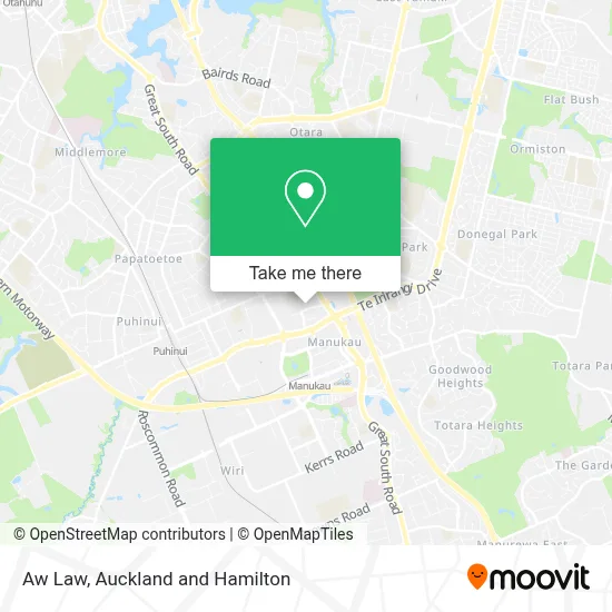 Aw Law map