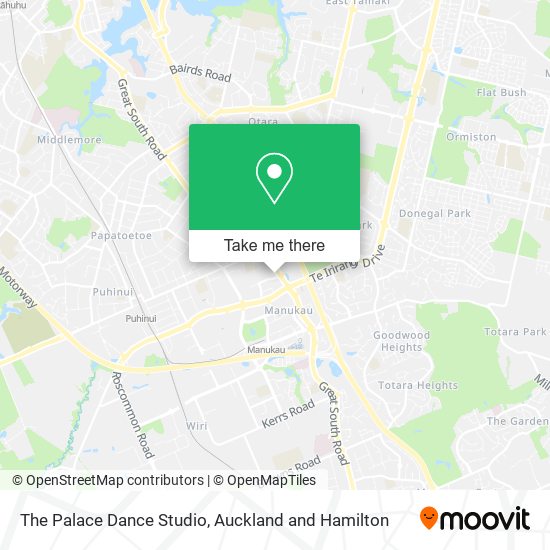 The Palace Dance Studio map