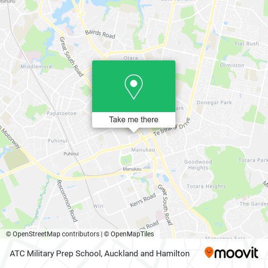 ATC Military Prep School map